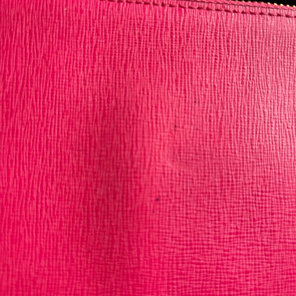 Coach Hot Pink Leather Clutch Purse - Picture 4 of 7